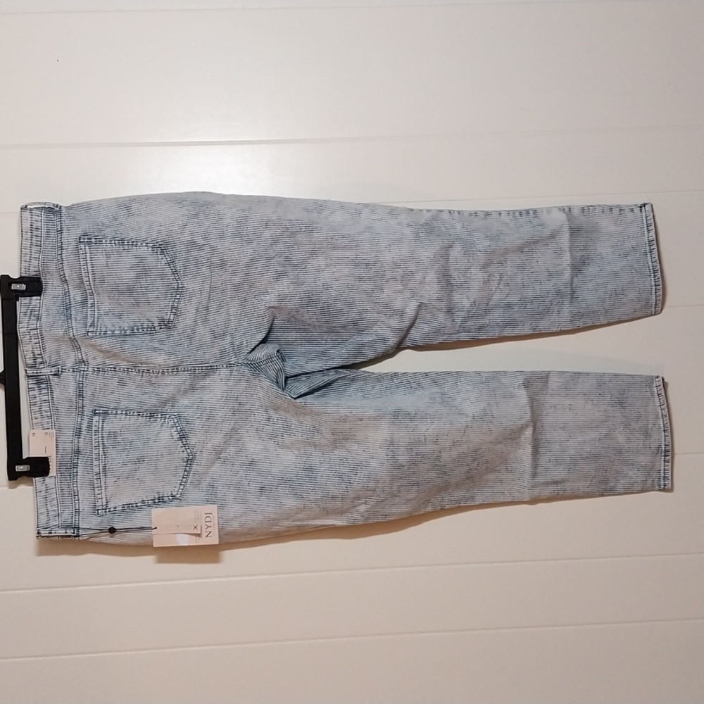 NYDJ Blue Striped Jeans 18W NWT - Picture 6 of 7